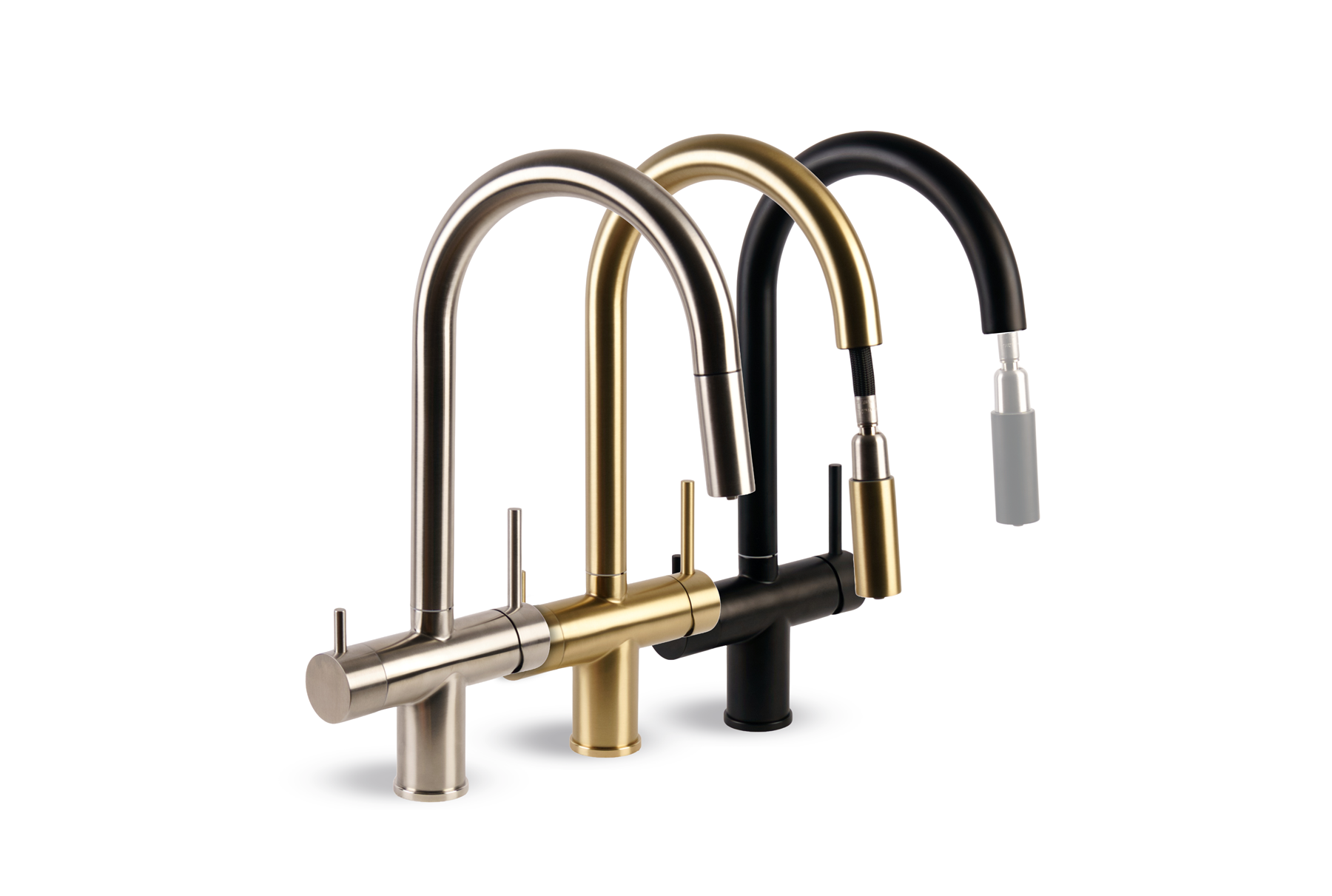 3-Way Pull-Out Mixer Tap