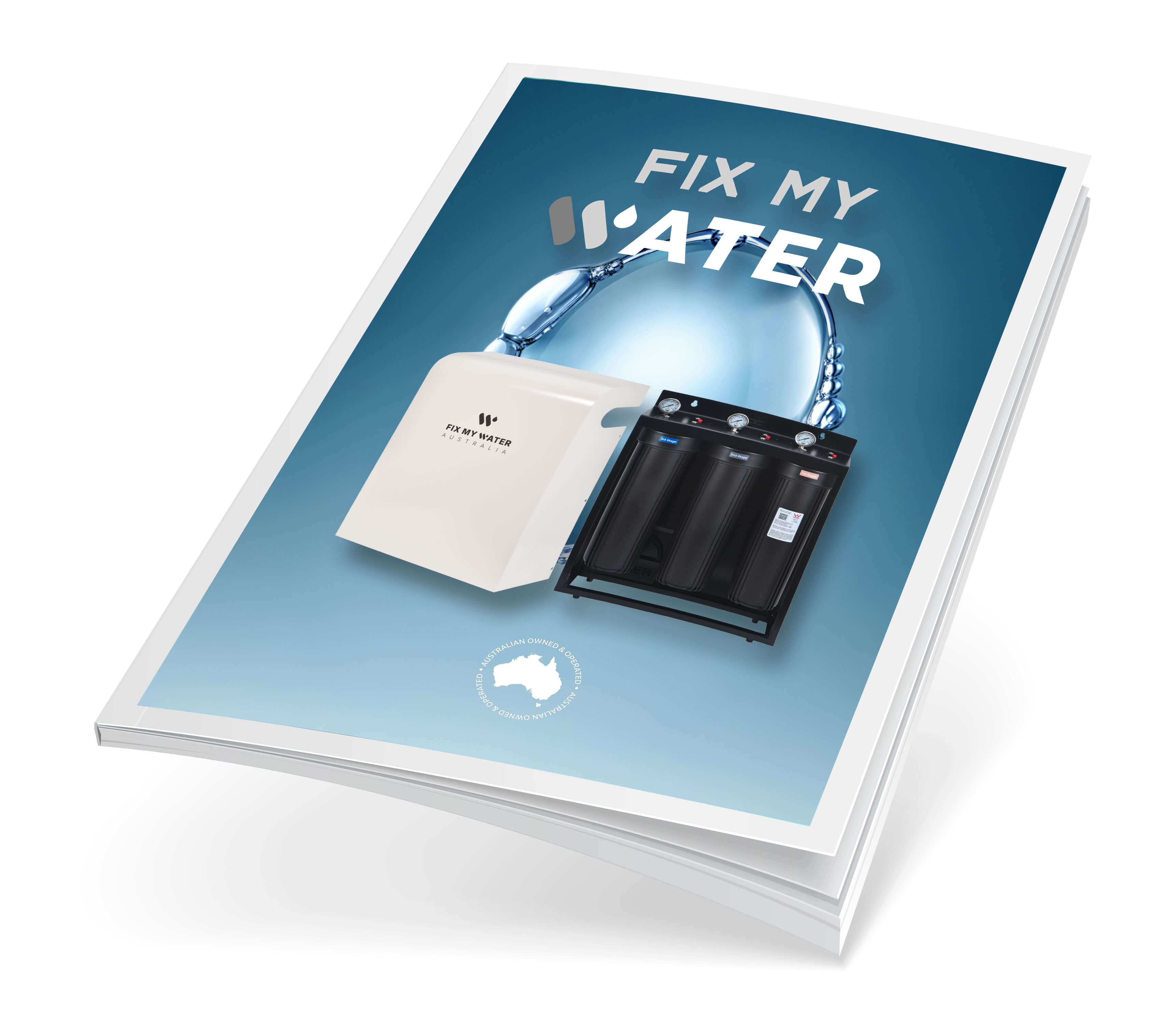 20 inch, 3 Stage Whole Home Water Filtration System