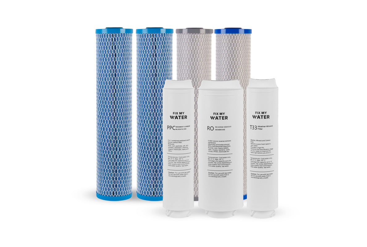 Filter Replacement Bundle - 20-inch System + RO (7 Filters)
