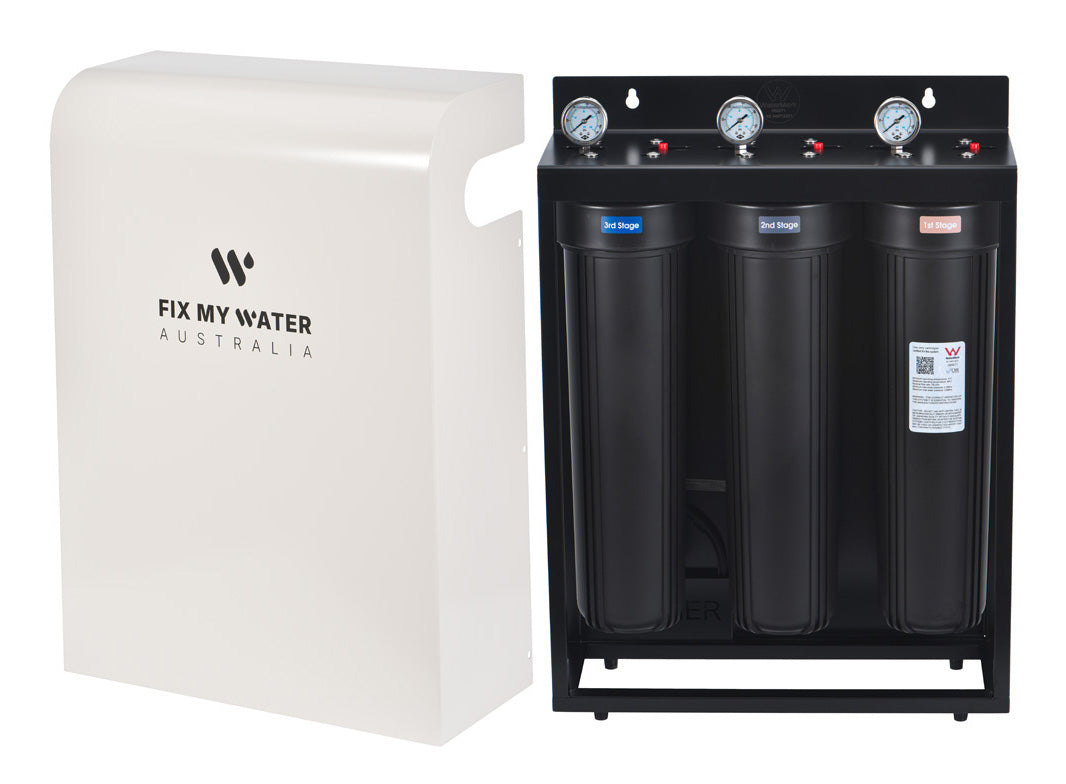 20 inch, 3 Stage Whole Home Water Filtration System with UV Light