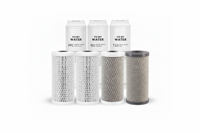 Filter replacement bundle for 10-inch system with RO filters, even years